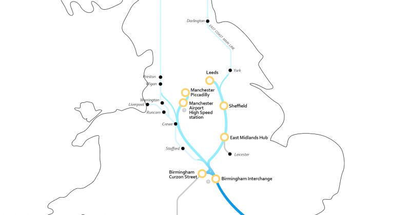 Hs2 Rail Route Map