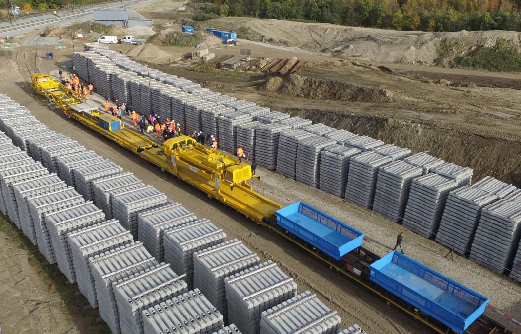 Track laying begins on Denmark's first highspeed railway Rail UK