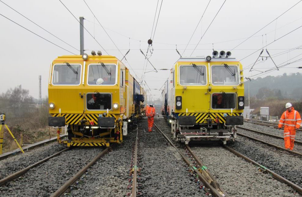 Tandem tamping Rail UK