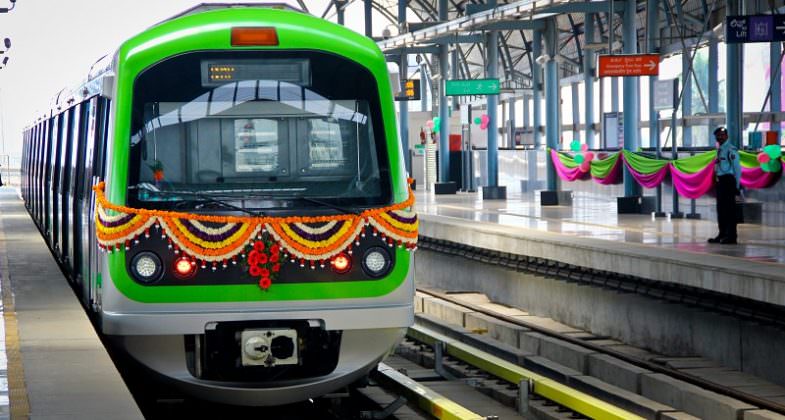 Section Of Bangalore Metro's Green Line Opens To The Public - Rail UK