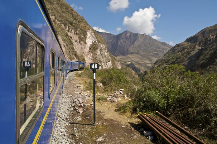 A stock photo of a train in Peru. Credit: John Kershner/Shutterstock.
