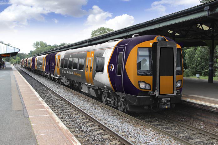 A computer generated image of how trains operating only in the West Midlands could be branded under the franchise. Credit: West Midlands Rail.