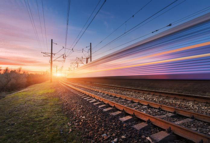 A stock high-speed train photo. Credit: Denis Belitsky/Shutterstock.
