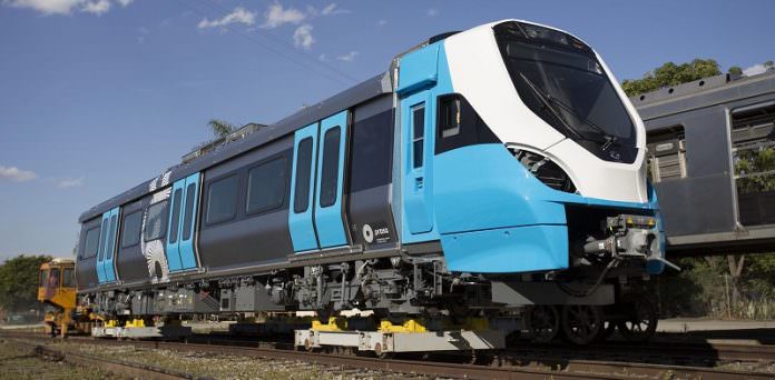 One of the X’Ttrapolis trains manufactured in São Paulo. Credit: Alstom.