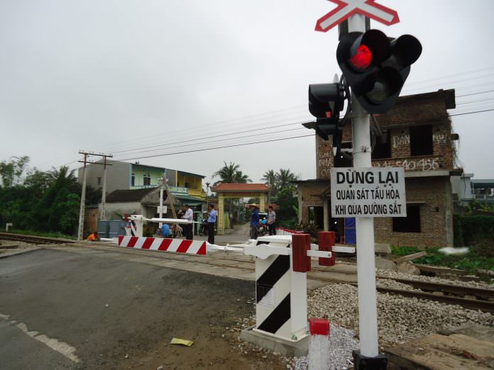 A Wegh crossing machine installed in Vietnam. Credit: Wegh Group.