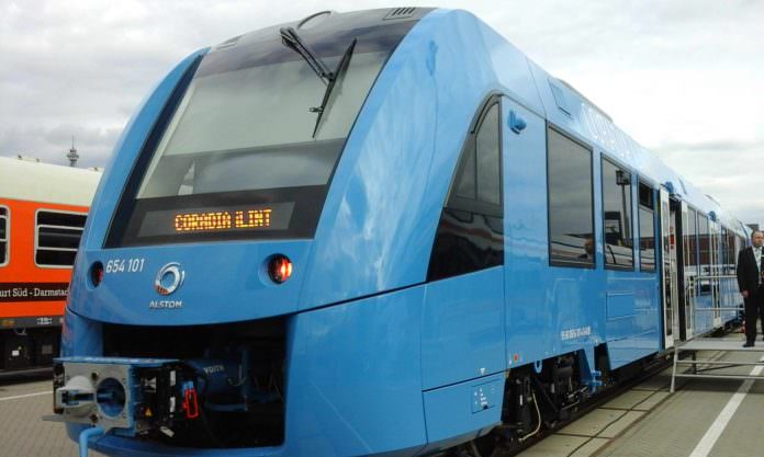 The Coradia iLint at InnoTrans in 2016. Credit: Lesley Brown.