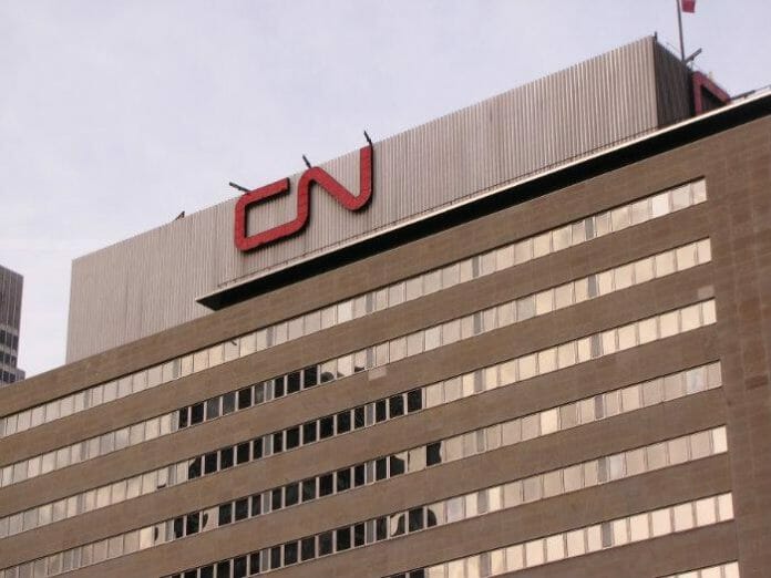 CN Rail's Montreal HQ. Photo: Andrew Bussiere.