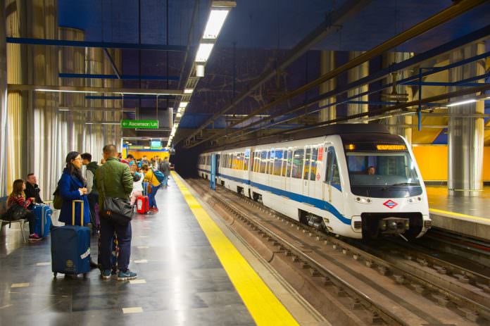 A Madrid metro station pictured in 2016. Photo: Joyfull/Shutterstock.