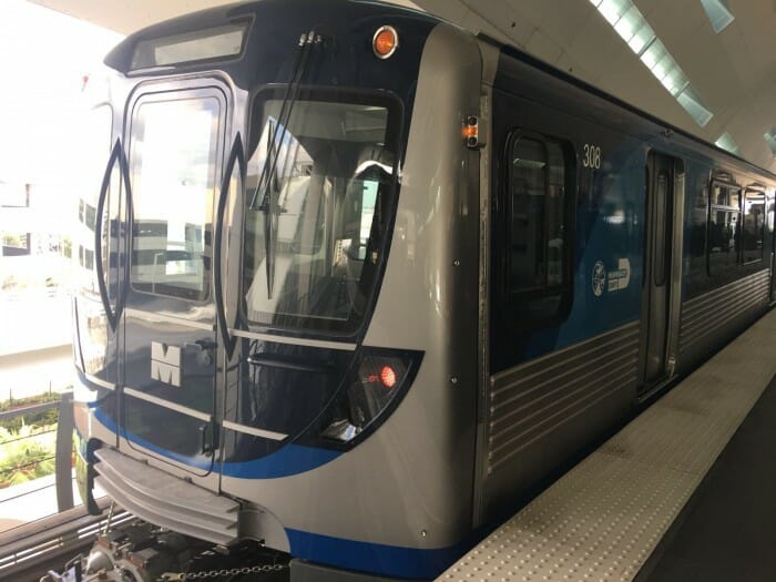 Miami-Dade County's first new Hitachi train enters service - Rail UK