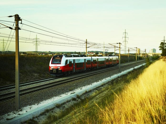 A stock photo of a Cityjet train. Photo: ÖBB / Philipp Horak.