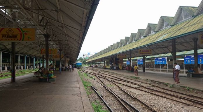Yangon Central railway station. Photo: Z3144228.