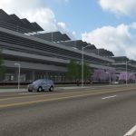 A rendering of the Houston 'Bullet' train station. Photo: Texas Central.