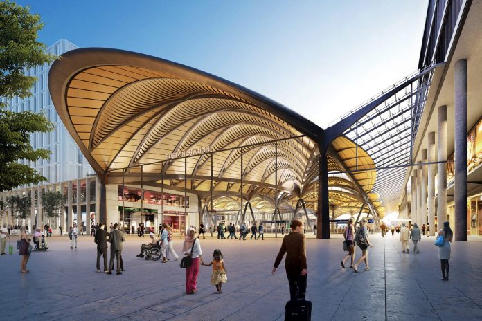 What Euston station could look like. Photo: Grimshaw.