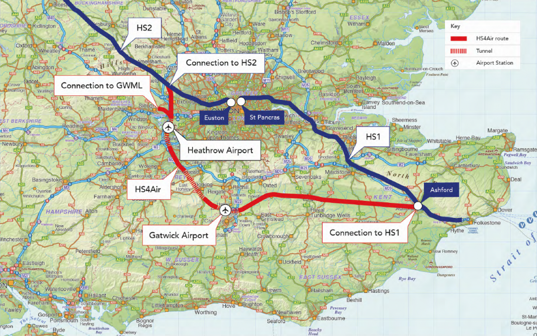 Plans revealed for £10bn high-speed railway to connect Britain's ...