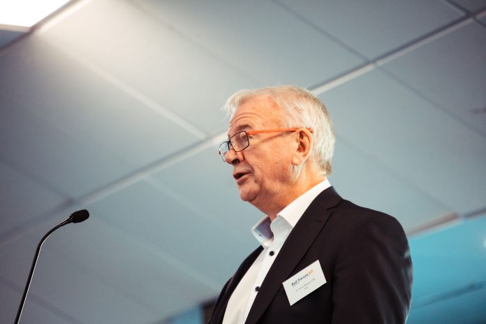 Sir Terry Morgan, a key note speaker at the Rail Forum Midlands' annual conference. Photo: Rail Forum Midlands.