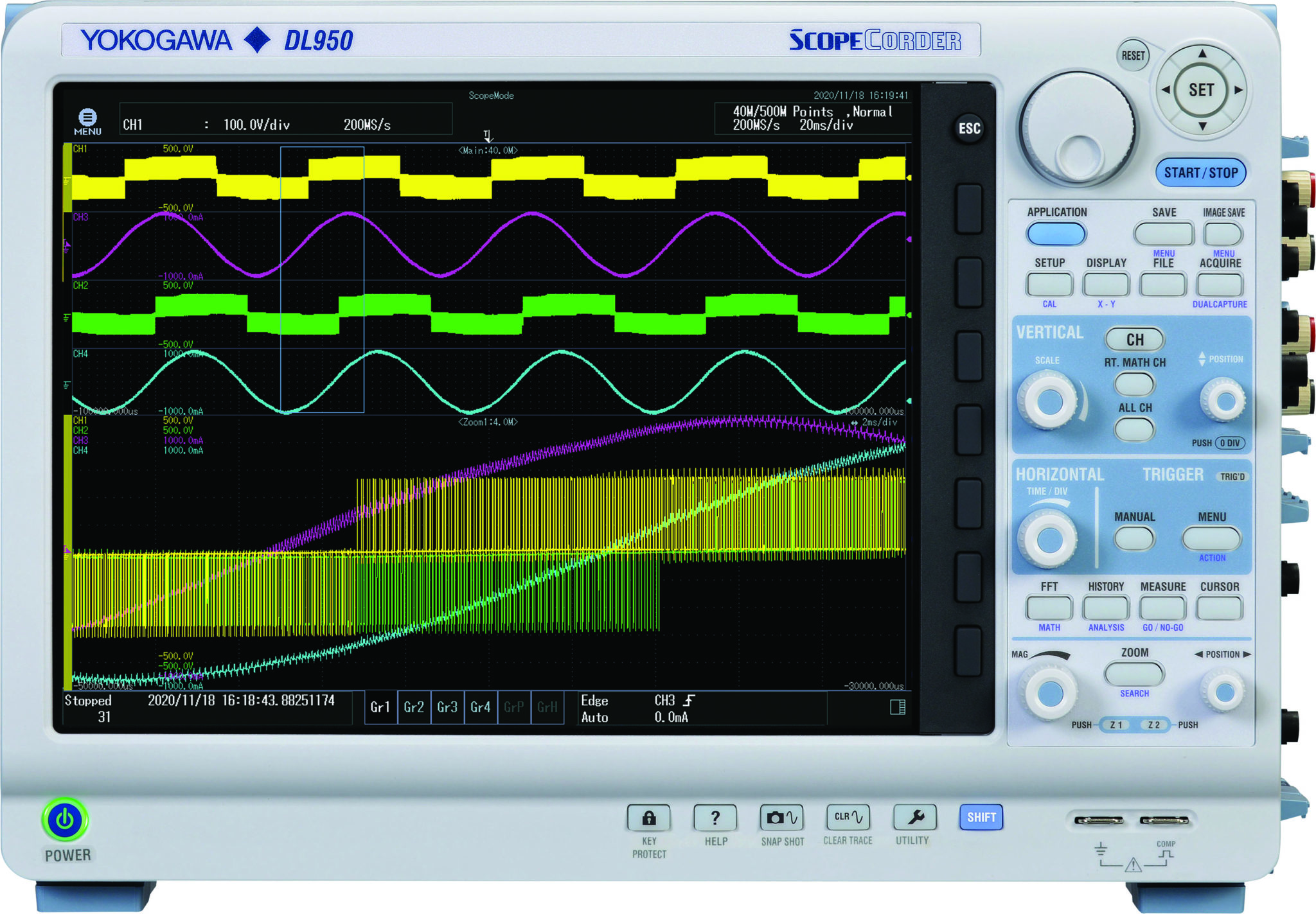 Yokogawa Test & Measurement’s next generation DL950 ScopeCorder is ideal for transport