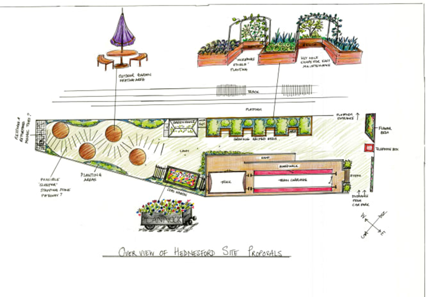 Major community hub for Hednesford station following West Midlands