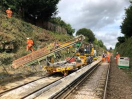 Rail passengers thanked for their patience after Ashford line landslip ...