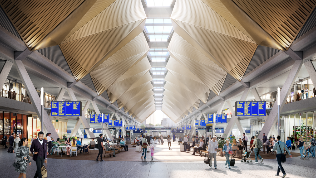 New design for HS2's London Euston station - Rail UK