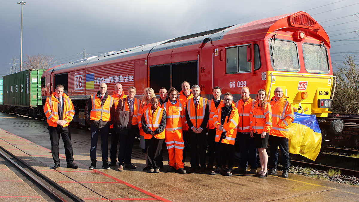 ‘UK Rail for Ukraine’ launches first humanitarian aid train - Rail UK