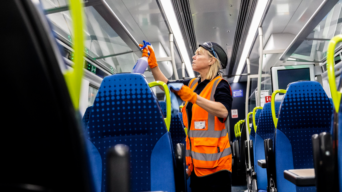 Video highlights huge task of keeping Northern's trains clean & tidy