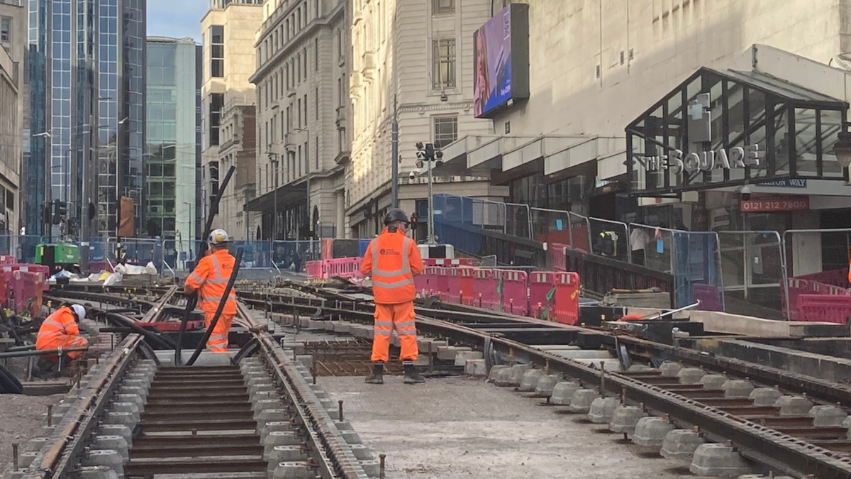 Further progress made on Birmingham Eastside Metro extension - Rail UK