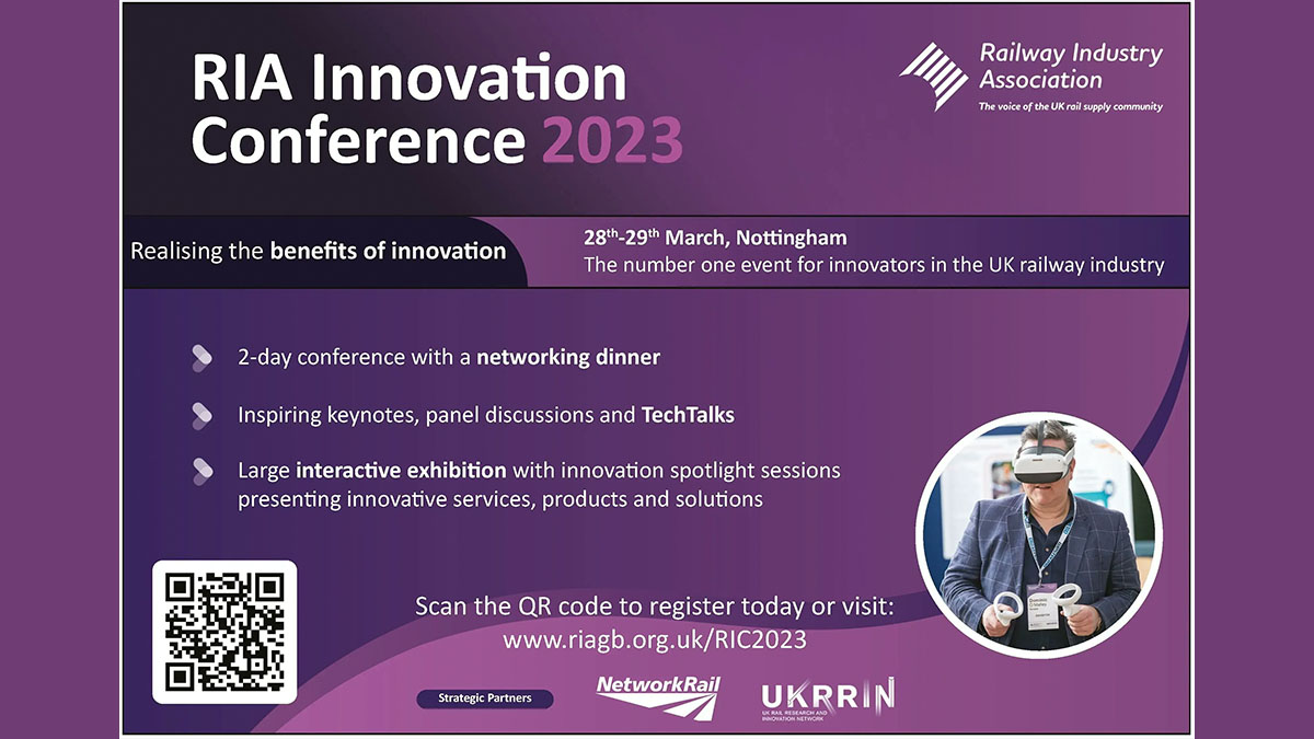 RIA Innovation Conference 2023 Rail UK
