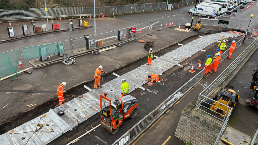 Vlr Track Coventry VLR’s ultra-thin track installed for testing - Rail UK
