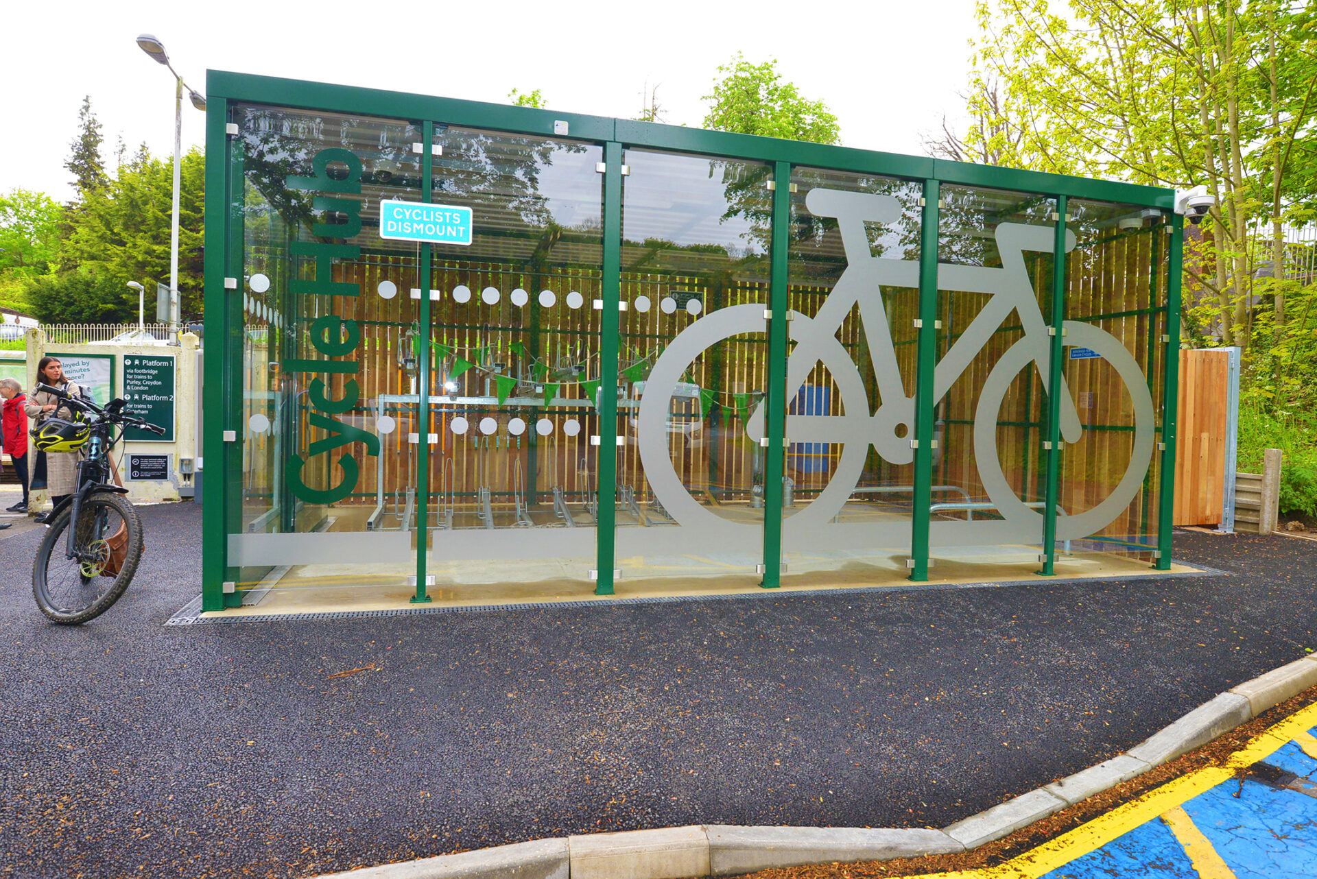 Train firm and Council promote sustainable travel with bike parking