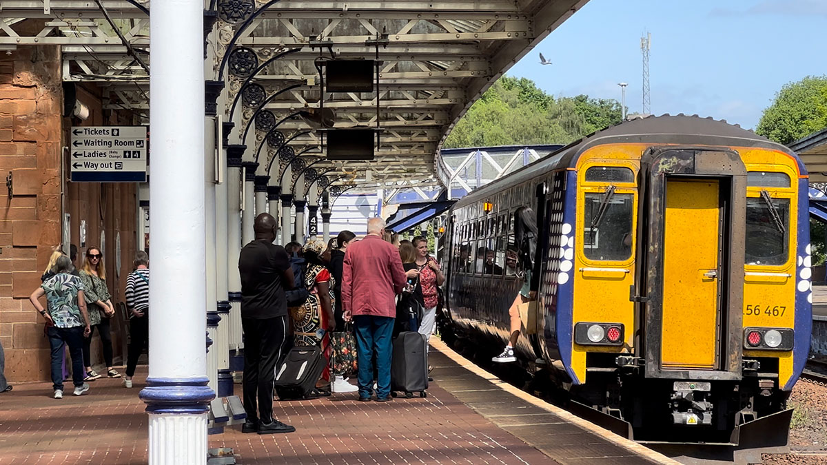 Dumfries station accessibility improvements unveiled Rail UK