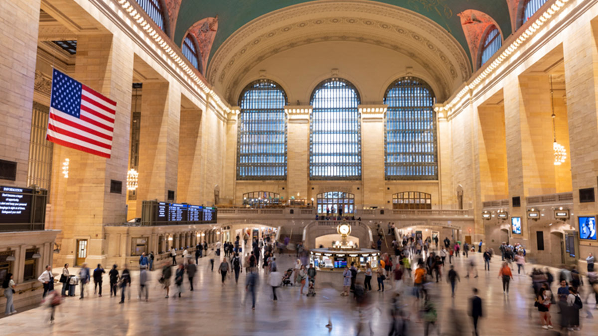 Trainline takeover of Grand Central Station promotes UK rail to US ...