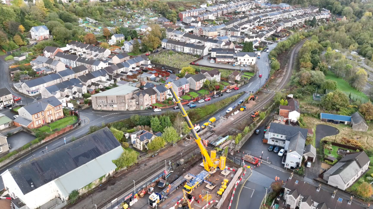 Ebbw Vale line upgrade reaches final stage - Rail UK