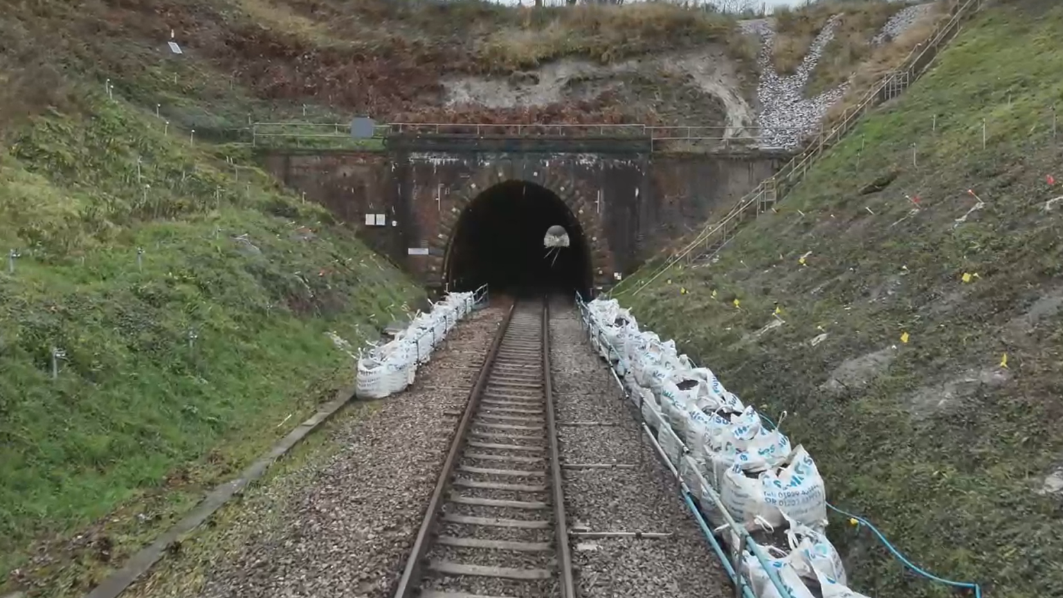 Landslip at Crewkerne closes railway between Salisbury and Exeter until