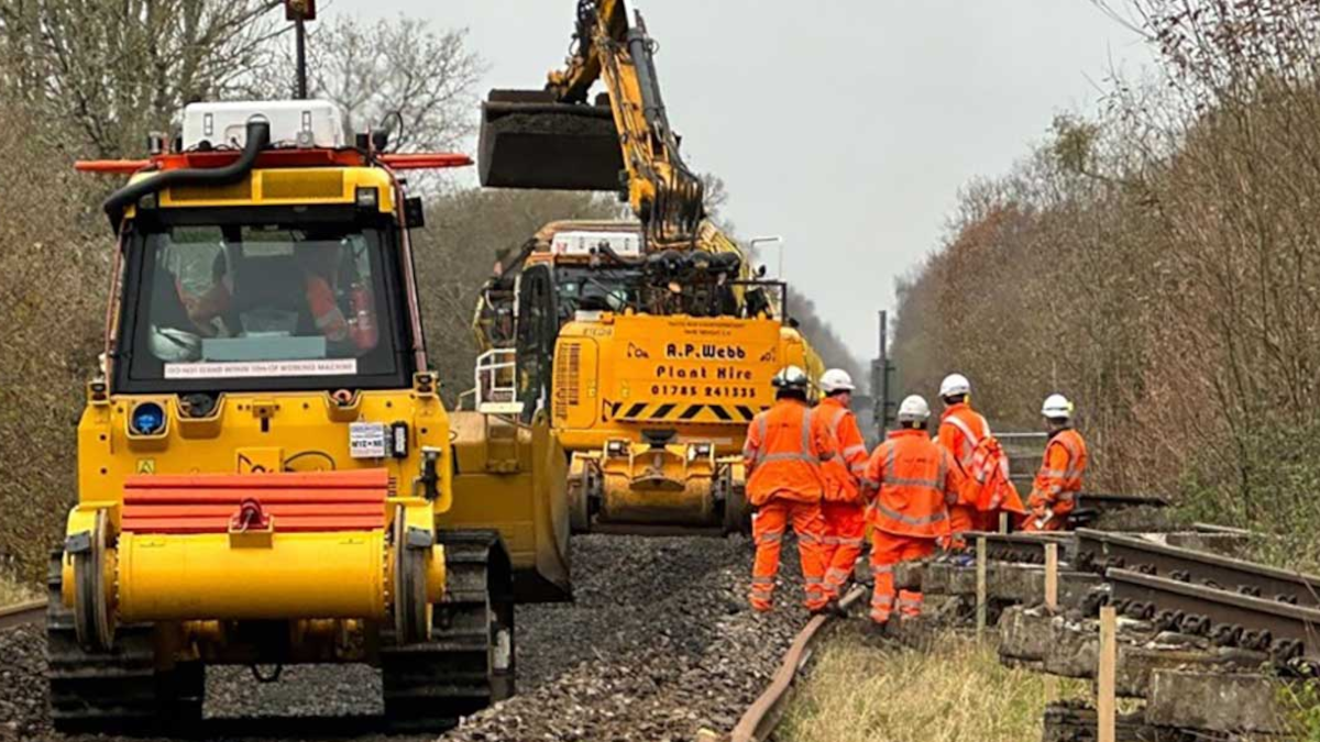 Fareham track work