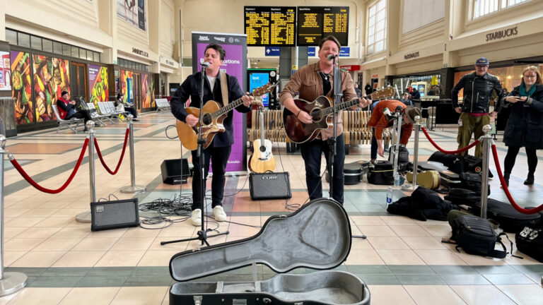 Leeds City station gives local musicians new platform to showcase talents