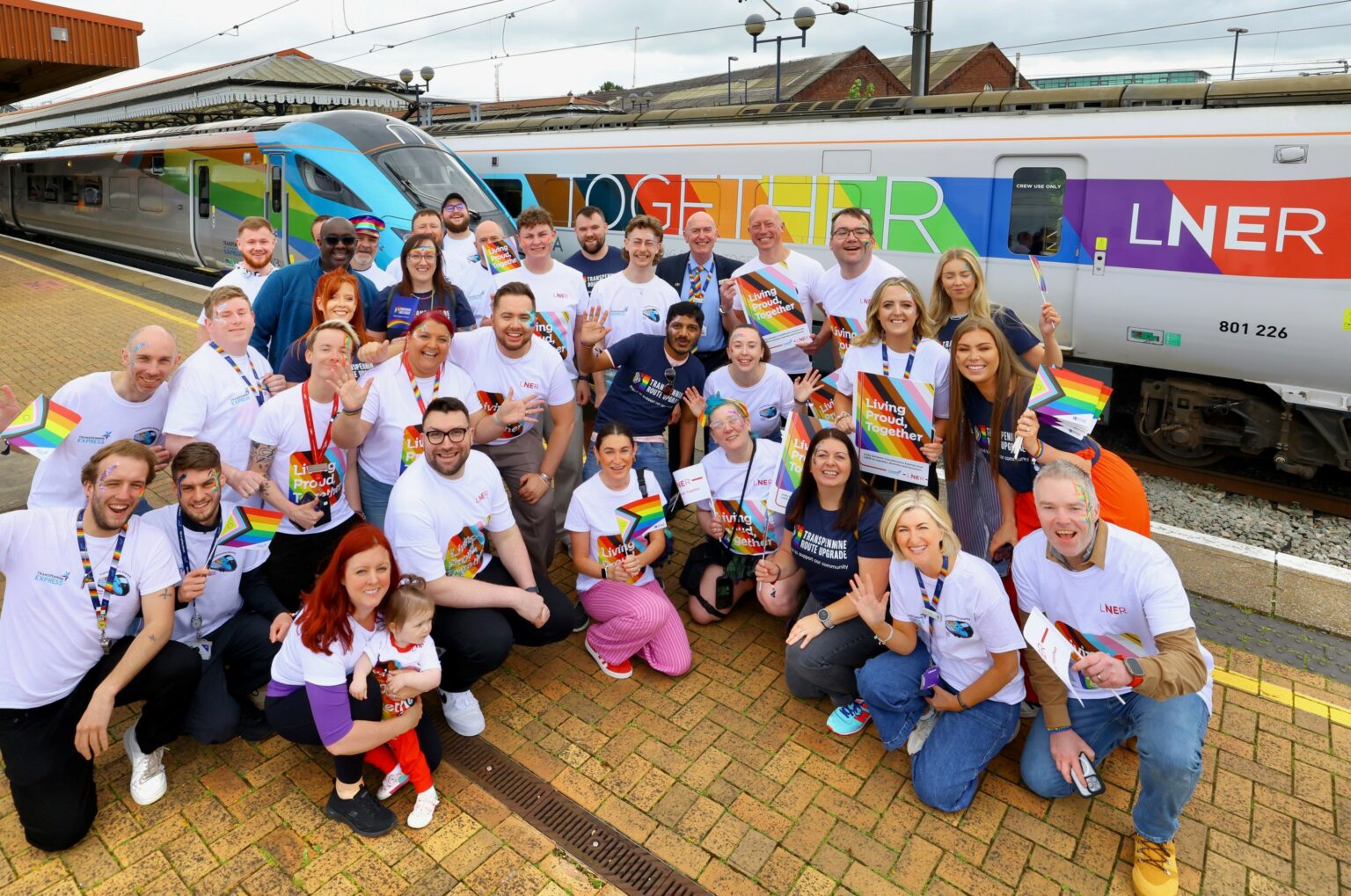 LNER & Transpennine Express celebrate the start of pride - Rail UK