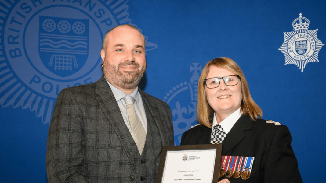 TPE driver honoured for life-saving intervention at Redcar station ...