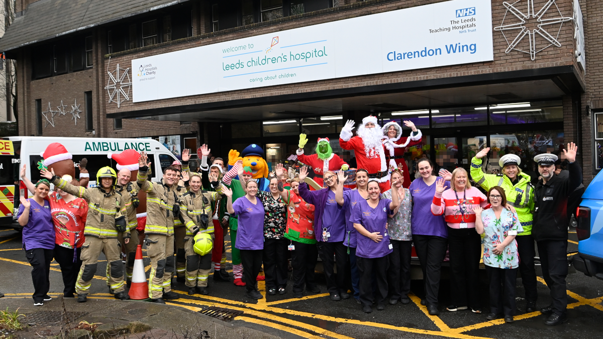 Railway staff spread Christmas cheer at children's hospital - Rail UK
