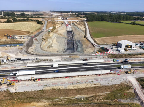 HS2 completes major A43 works during twin weekend closures
