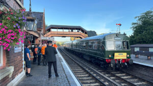 Bewdley Express rolls out for first commuter journey on the SVR