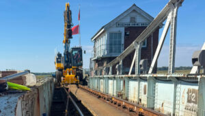 Repairs completed early at Reedham swing bridge