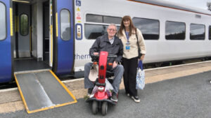 Passengers with mobility scooters can now travel on all types of Northern trains with free permit