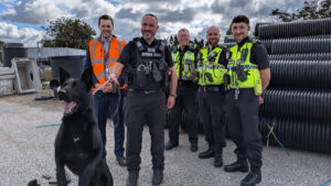 Police dogs join fight against railway cable theft