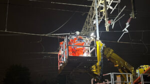 Railway reopen after overnight overhead line damage in Stockport