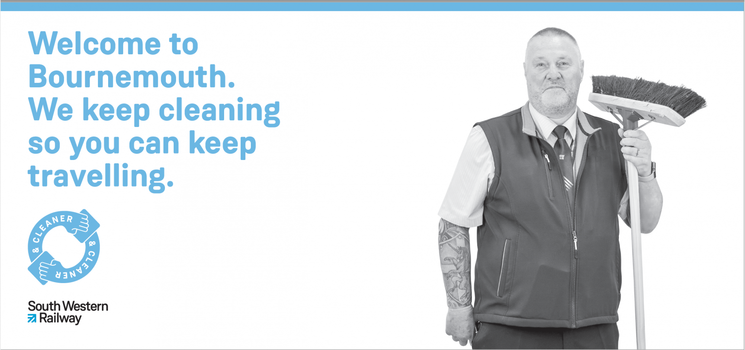 Publicity campaign celebrates hardworking cleaners Rail UK