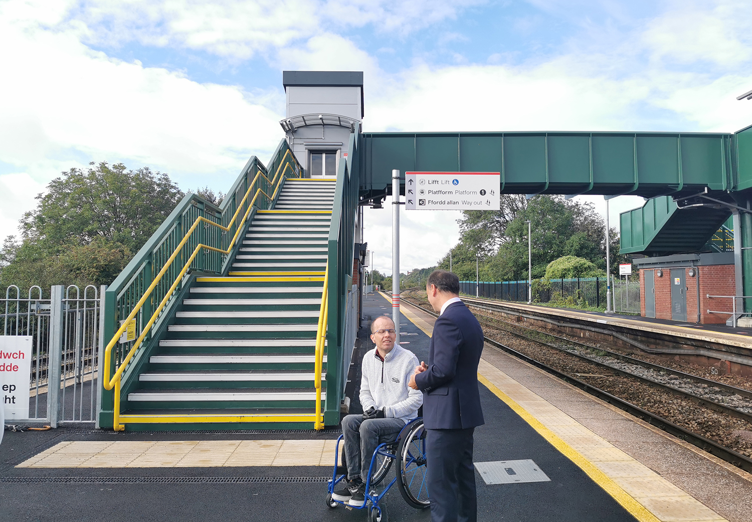 ‘Access for All’ at Cadoxton station Rail UK