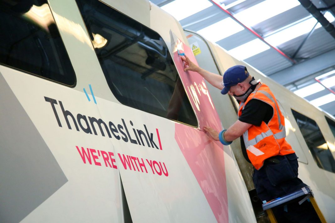 GTR wraps trains to show appreciation of NHS staff Rail UK